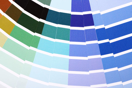 Color palettes as background