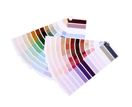 color palettes on white background