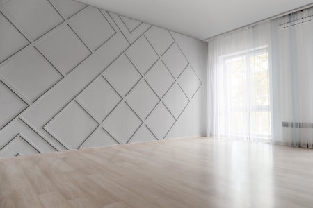 Empty interior of modern roomの写真素材