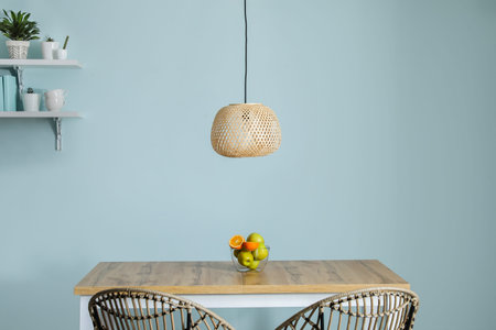 Interior of modern dining room