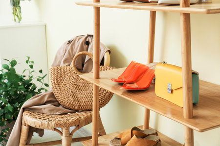 Interior of modern stylish hallwayの写真素材