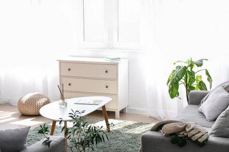 Interior of modern stylish roomの写真素材