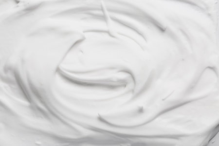 Texture of shaving foam as background, closeupの写真素材