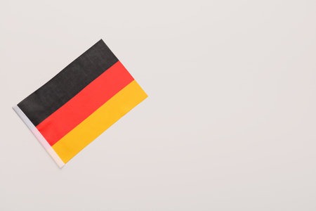 Flag of Germany on white background