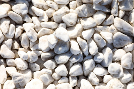 Many white stones as background