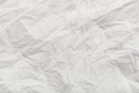 Texture of crumpled baking paperの写真素材