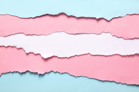 Torn paper as background, closeupの写真素材