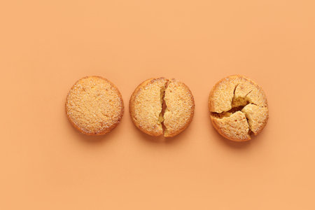 Cookies on background