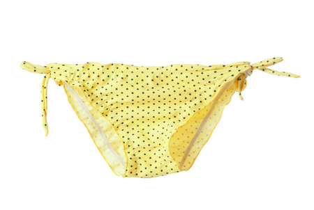 Children's swim bottoms on white backgroundの写真素材