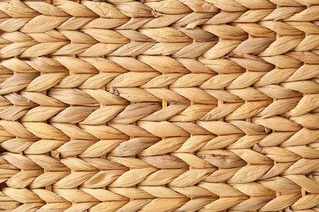 Wicker texture as background, top view