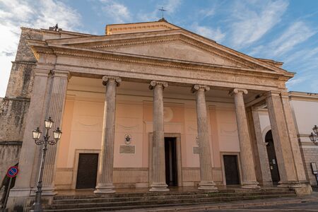 Isernia, Molise. The Cathedral of St. Peter the Apostle is the most important Catholic building of the city of Isernia, mother church of the Diocese of Isernia-Venafro.の写真素材