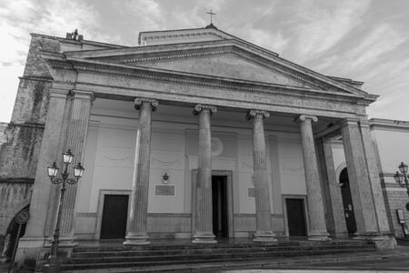 Isernia, Molise. The Cathedral of St. Peter the Apostle is the most important Catholic building of the city of Isernia, mother church of the Diocese of Isernia-Venafro.の写真素材