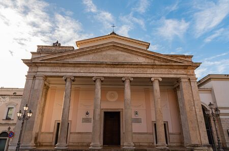 Isernia, Molise. The Cathedral of St. Peter the Apostle is the most important Catholic building of the city of Isernia, mother church of the Diocese of Isernia-Venafro.の写真素材