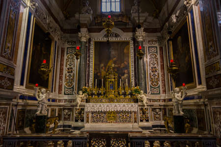 The Abbey of Montecassino. Is a Benedictine monastery located on the summit of Montecassino, in Lazio.のeditorial素材