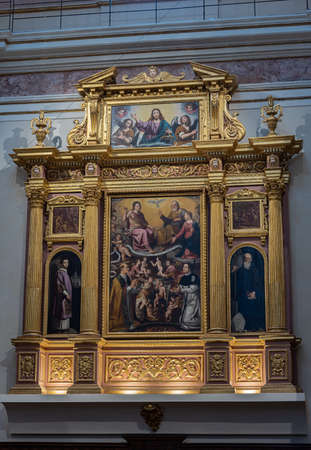 L'Aquila, Abruzzo. Church of Santa Maria del Suffragio, also known as the Church of the Holy Souls.のeditorial素材