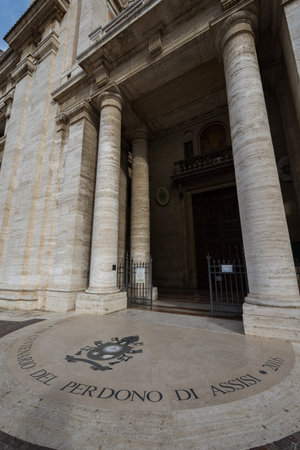 Assisi, Umbria, Perugia, Latin Cross Basilica of Santa Maria degli Angeli