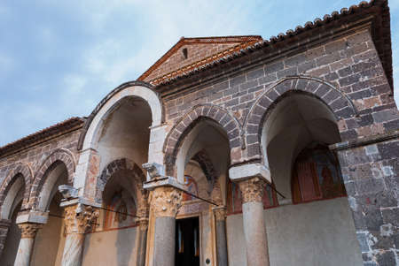 Benedictine Abbey of Sant'Angelo in Formis, Capua, Campania, Italy. The church is dedicated to San Michele Arcangelo.のeditorial素材