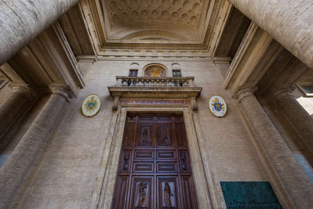 Assisi, Umbria, Perugia, Latin Cross Basilica of Santa Maria degli Angeliのeditorial素材