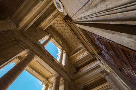 Assisi, Umbria, Perugia, Latin Cross Basilica of Santa Maria degli Angeliの写真素材