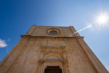 Caporciano, L'Aquila, Abruzzo. Church of SM de 'Centurelli or church of SM de' Cintorelli is a national monument located in the municipality of Caporciano, in the province of L'Aquila.の写真素材