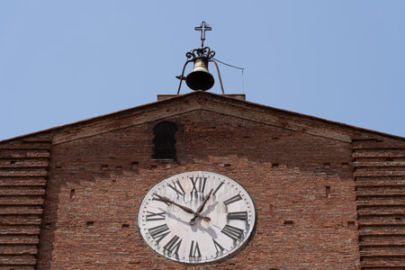 Fucecchio, Collegiate Church of San Giovanni Battista. Named after San Giovanni Battista, it stands on today's Piazza Vittorio Veneto, on the site of the ancient parish church.の写真素材