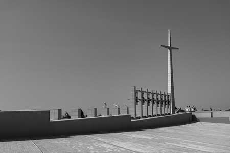 The church was begun on 2 July 1956 and was consecrated on 1 July 1959. On the floor below, there is the crypt where the body of Saint Pio of Pietrelcina rests, under a monolith of 30 quintals.の写真素材