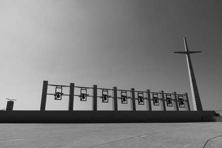 The church was begun on 2 July 1956 and was consecrated on 1 July 1959. On the floor below, there is the crypt where the body of Saint Pio of Pietrelcina rests, under a monolith of 30 quintals.の写真素材