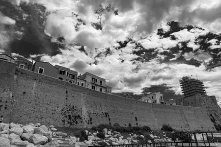 Termoli. Glimpses of the old town. Termoli is an Italian town of 32 953 inhabitants in the province of Campobasso in Molise. Termoli is located along the Adriatic coast. The only port in Molise, it is a fishing, tourist and industrial center. Keep the medのeditorial素材
