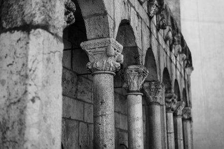 Isernia, Molise. The Fraternal Fountain. Is an elegant public fountain, as well as a symbol, of the...