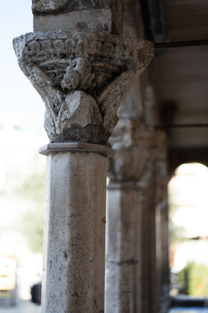 Isernia, Molise. The Fraternal Fountain. Is an elegant public fountain, as well as a symbol, of the...