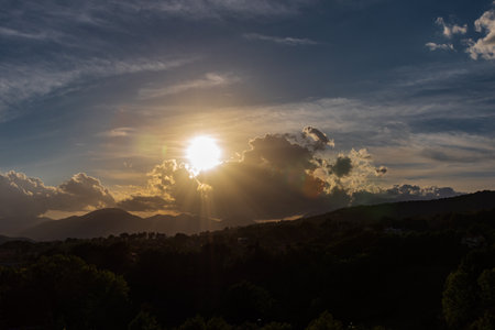 Molise is an Italian region with a stretch of coast overlooking the Adriatic Sea. It includes a part of the Abruzzo National Park in the Appennine mountain range, with a rich wildlife and trails.の写真素材