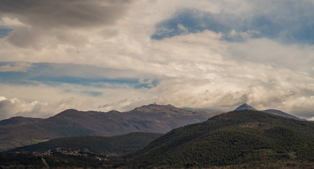 Molise is an Italian mountainous region with a stretch of coast overlooking the Adriatic Sea. It includes a part of the Abruzzo National Park in the Apennine mountain range, with a rich wildlife.の写真素材