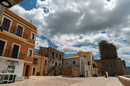 Termoli. Glimpses of the old town. Termoli is an Italian town of 32 953 inhabitants in the province of Campobasso in Molise. Termoli is located along the Adriatic coast. The only port in Molise, it is a fishing, tourist and industrial center. Keep the medのeditorial素材