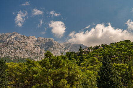 Croatia is an Eastern European country with a long coastal strip on the Adriatic Sea. It includes more than a thousand islands and is crossed by the Dinaric Alps. The capital is Zagreb.の写真素材