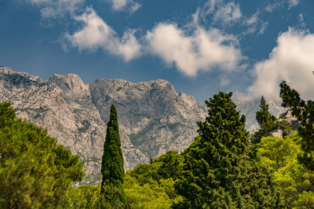 Croatia is an Eastern European country with a long coastal strip on the Adriatic Sea. It includes more than a thousand islands and is crossed by the Dinaric Alps. The capital is Zagreb.の写真素材