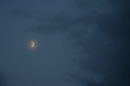 The Moon, a wonderful view of the planet Earth satellite.の写真素材