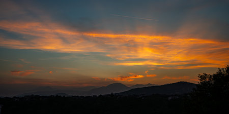 Molise is an Italian region with a stretch of coast overlooking the Adriatic Sea. It includes a part of the Abruzzo National Park in the Appennine mountain range, with a rich wildlife and trails.の写真素材