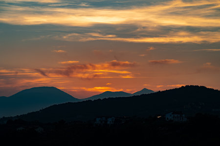 Molise is an Italian region with a stretch of coast overlooking the Adriatic Sea. It includes a part of the Abruzzo National Park in the Appennine mountain range, with a rich wildlife and trails.の写真素材