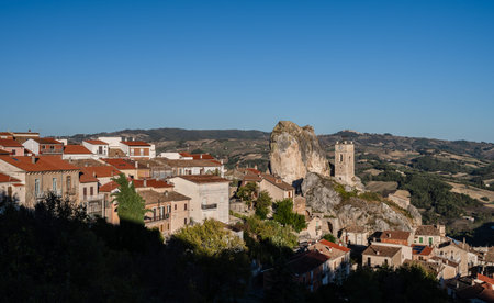 The name derives from stone, since it was built on a huge limestone formation, the Morgia, and of...