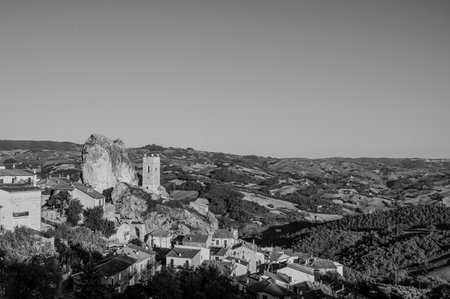 The name derives from stone, since it was built on a huge limestone formation, the "Morgia", and of the adjective cupa, which in Latin means "barrel".の写真素材