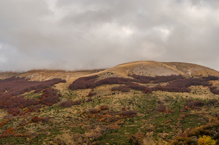 Abruzzo is an Italian region located east of Rome, between the Adriatic and the Apennines. The hinterland is mostly made up of national parks and nature reserves.の写真素材
