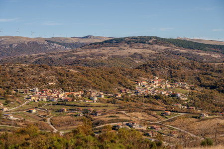 Molise is an Italian mountainous region with a stretch of coast overlooking the Adriatic Sea. It includes a part of the Abruzzo National Park in the Apennine mountain range, with a rich wildlife.の写真素材