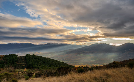 Molise is an Italian mountainous region with a stretch of coast overlooking the Adriatic Sea. It includes a part of the Abruzzo National Park in the Apennine mountain range, with a rich wildlife.の写真素材