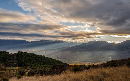 Molise is an Italian mountainous region with a stretch of coast overlooking the Adriatic Sea. It includes a part of the Abruzzo National Park in the Apennine mountain range, with a rich wildlife.の写真素材
