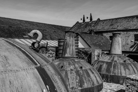 The Kilbeggan Distillery is located on the Brosna River in the town of Kilbeggan, County Westmeath, Ireland.の写真素材
