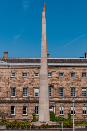 Dublin, the capital of the Republic of Ireland, is located on the east coast of Ireland, at the mouth of the Liffey River.の写真素材