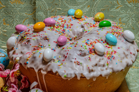 The Chiena pizza is a typical Neapolitan rustic dish, the durum wheat pastiera and the sweet...