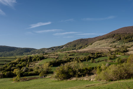 Molise is an Italian mountainous region with a stretch of coast overlooking the Adriatic Sea. It includes a part of the Abruzzo National Park in the Apennine mountain range, with a rich wildlife.の写真素材