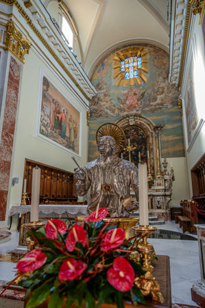 Isernia, Molise. The Cathedral of St. Peter the Apostle is the most important Catholic building of the city of Isernia, mother church of the Diocese of Isernia-Venafro.の写真素材