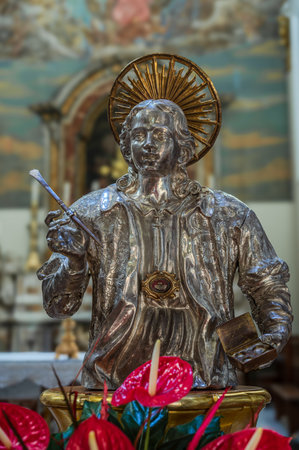 Isernia, Molise. The Cathedral of St. Peter the Apostle is the most important Catholic building of the city of Isernia, mother church of the Diocese of Isernia-Venafro.の写真素材